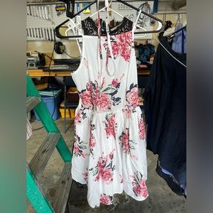 Formal style mini skater dress